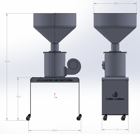 Coffee Crafters Avalanche 1400 Destoner
