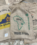 5 Burlap Coffee Bags Mystery Bundle